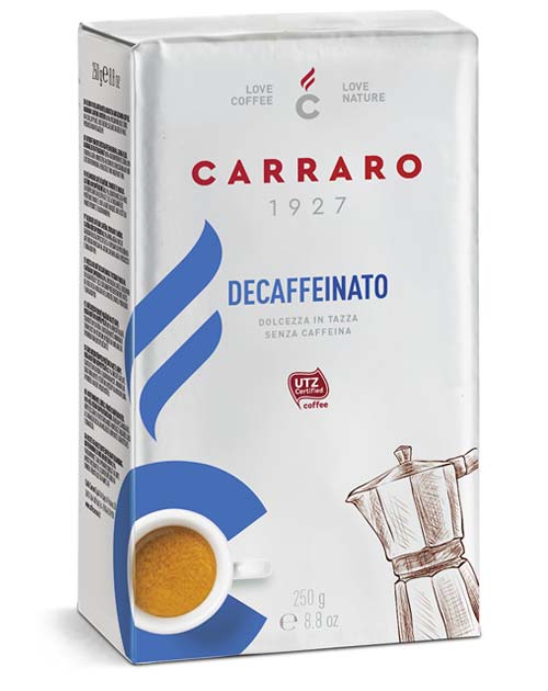 Tazza D´Oro Decaffeinato mletá vákuovo balená 250 g